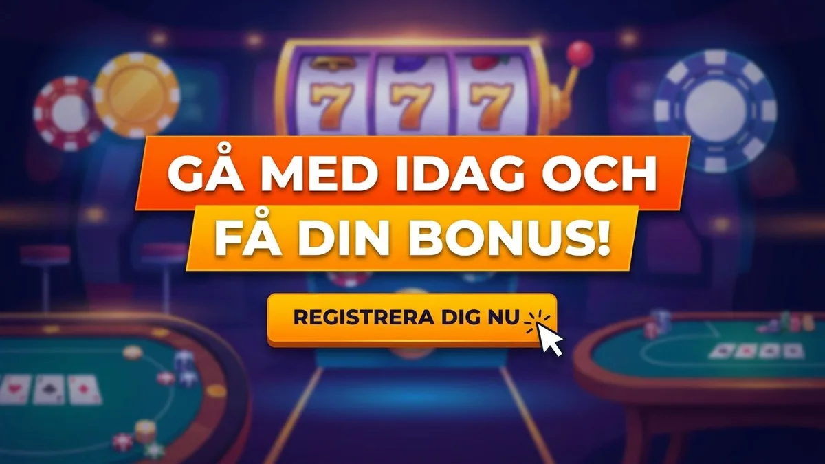 Registrera med bonus
